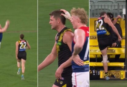 'Distraught' injury-prone Tiger blows up on the bench after pinging another hamstring