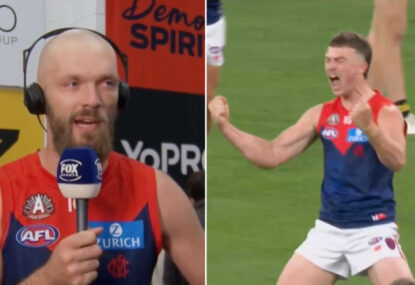 'Eight-year contract': Gawn's massive, unprompted praise for Dees youngster cracks up Fox Footy crew