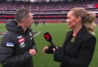 LISTEN: 'Just a privilege' - Craig McRae's beautiful, emotional reaction to Anzac Day ceremony