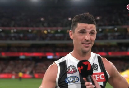 LISTEN: Scott Pendlebury's cheeky 'extra time' quip after Anzac Day draw