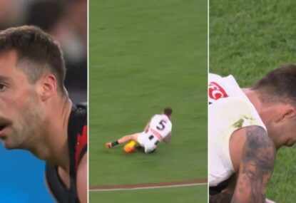 Incredible drama as Langford shank, Elliott dropped mark lead to epic Anzac Day draw