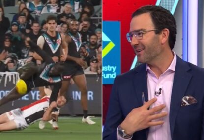 'Feel for Higgins': Why Jordan Lewis wants Saint to escape ban for dangerous tackle on Aliir