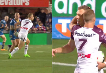 'Do it again!' Gus hilariously hounds Nine producers into putting DCE's epic pass on repeat