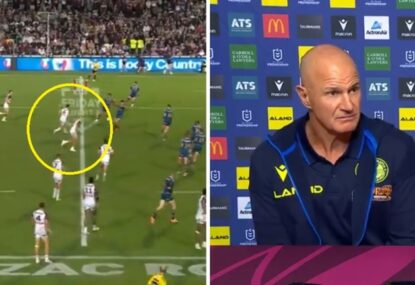 Brad Arthur claims Trbojevic offside before Eel's sin-bin - and he might have been right