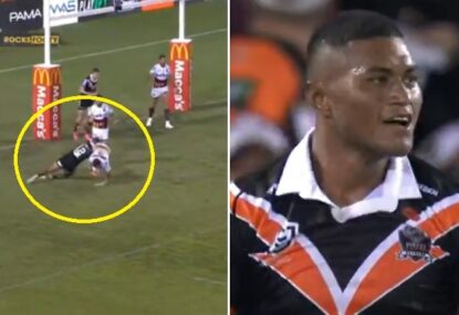 'Thought he did a great job!' Young Tiger's hilarious brain explosion gets him sin-binned