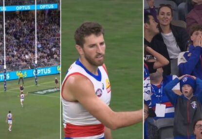 The Bont proves he's human, misses an absolute sitter