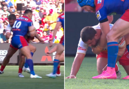 Kenny Bromwich ruled out of game with concussion after nasty collision with Knights enforcer