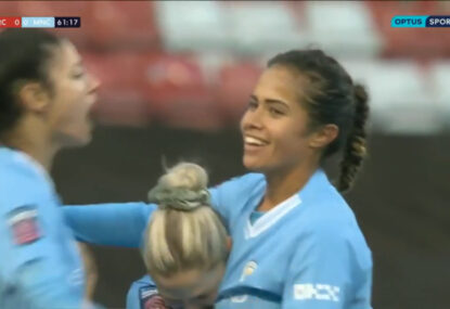 WATCH: Mary Fowler nets an absolute screamer in Man City's thrashing against Bristol