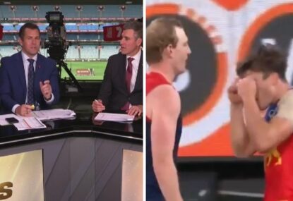 'Don't think he did anything wrong': Hodge staunchly defends Lion, clips Petty over 'crying' taunt