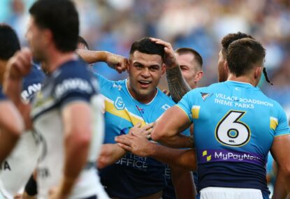 Fifta turns fans' jeers into cheers as banged-up Titans hang on to shoot down bumbling, fumbling Cowboys