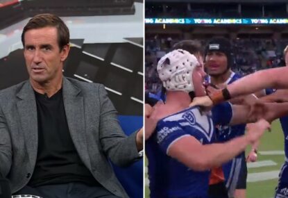 'No fear of being punched': Andrew Johns calls out Reed Mahoney's niggling tactics in fracas