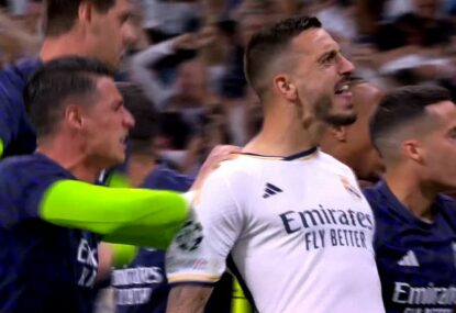 Absolute scenes as Real Madrid super sub's incredible late double strike secures remarkable UCL final berth