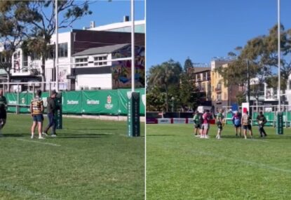 WATCH: Andrew Johns visits Wallabies training, passes on some tips
