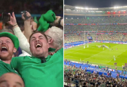LISTEN: Spine-tingling stuff as Irish fans BELT OUT 'The Cranberries' after win over SA