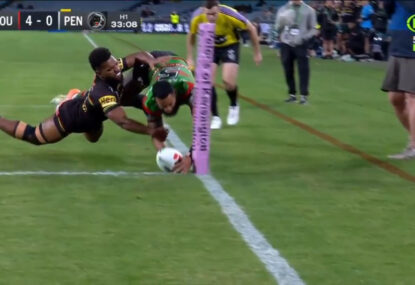 WATCH: Did Souths get away with dubious try in another controversial grounding decision?