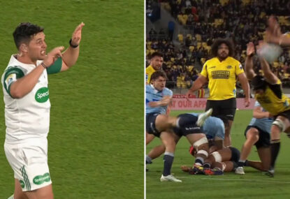 Waratahs spared more pain after TMO's charge-down ruling goes against the Canes