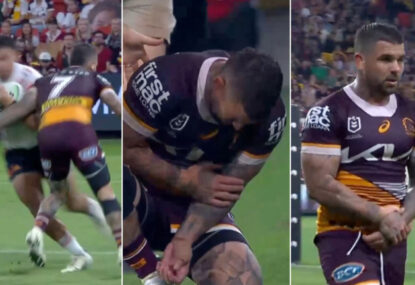 WATCH: 'That's season gone' - Fears Adam Reynolds' 2024 is over after tearing bicep in Broncos tragedy