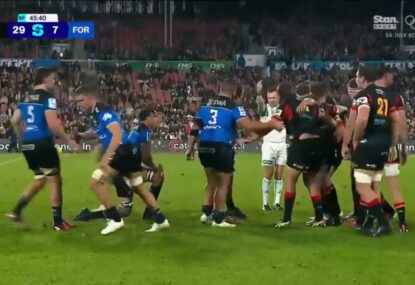 'It was f--king him!' Force 'backchat' the ref after scrum penalty, immediately pay the price