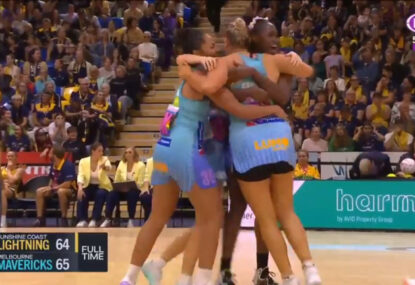 WATCH: 'Incredible!' Melbourne Mavericks go nuts after notching first-ever win with last-gasp goal