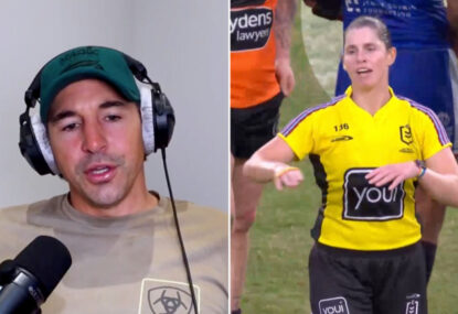 LISTEN: 'Go and do it!' Billy Slater's message for 'coward' fans abusing Kasey Badger