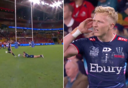 'The hold didn't work': Stan crew lose it as Carter Gordon misses genuine gimme conversion