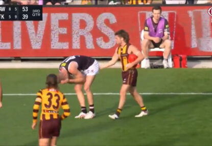 Young Hawk's ultimate cheeky act on shattered Saint after last-second 50m penalty