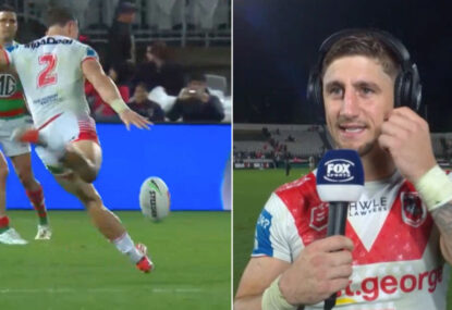 LISTEN: Lomax's selfless reaction after stellar individual performance, nailing another two-point FG