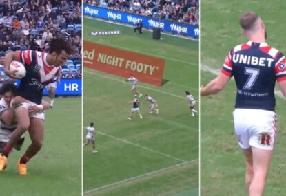 'Kicked it 50!' Walker trumps DWZ's full-field try-saver with bravest play of the season in wild try